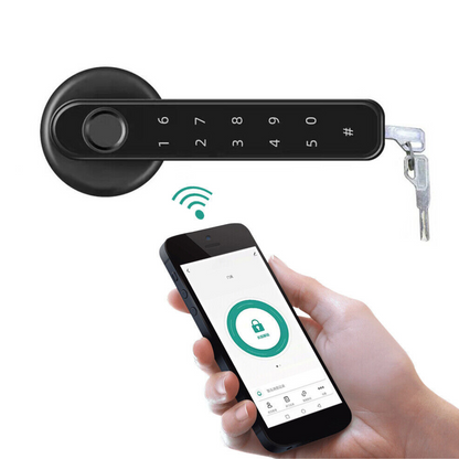 Wireless Fingerprint Door Lock with Bluetooth App Control