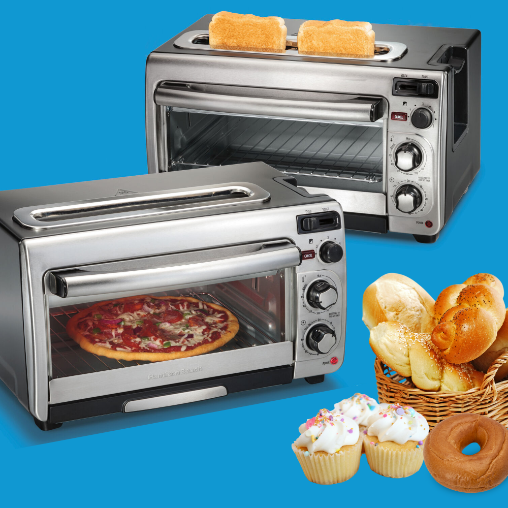Compact Space Saving Countertop Toaster Oven - Halri