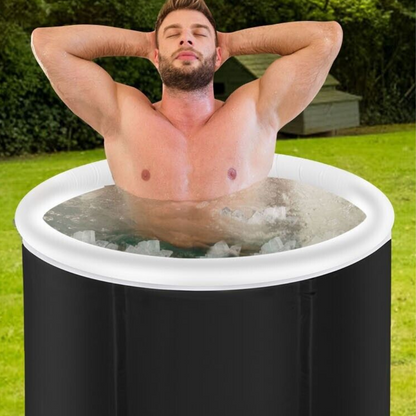 Compact Collapsible Ice Bath Tub for Athletic Recovery