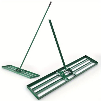 Extra Wide Garden Rake Yard Soil Leveler