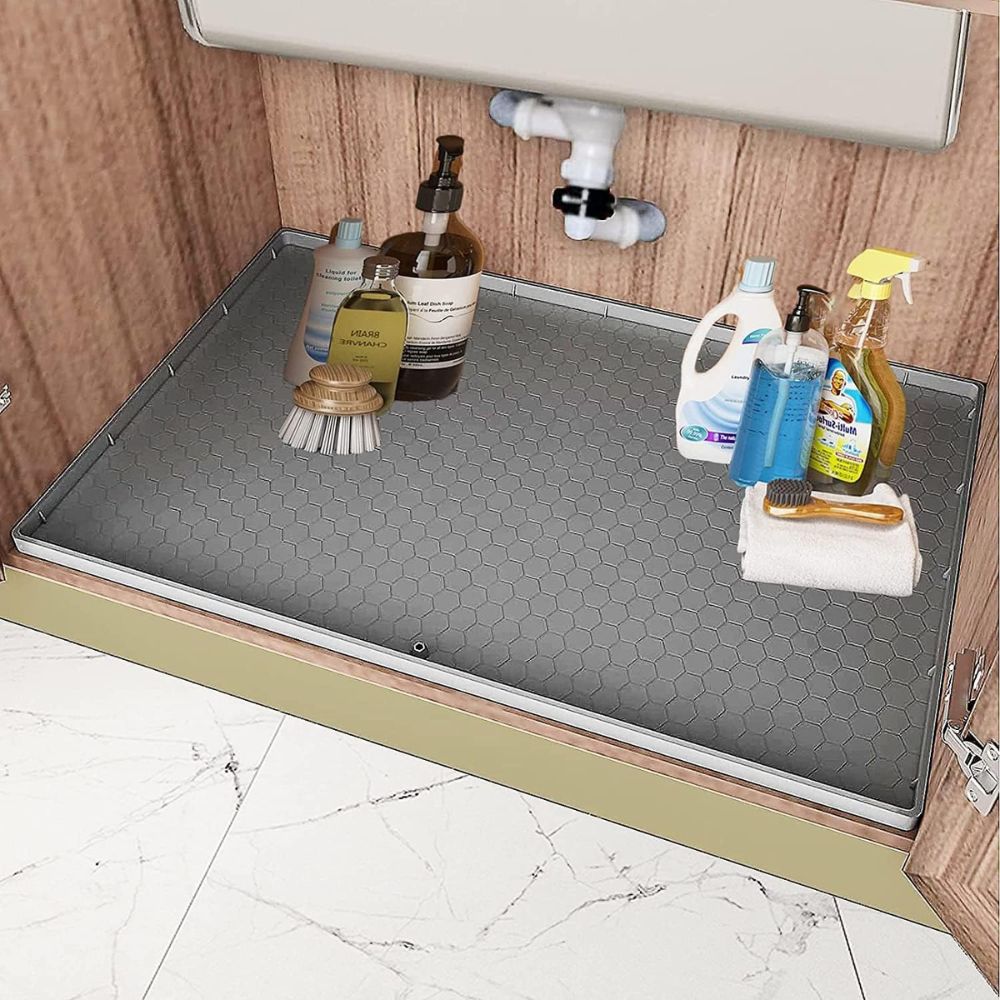 Durable Kitchen Sink Base Waterproof Protector Mat