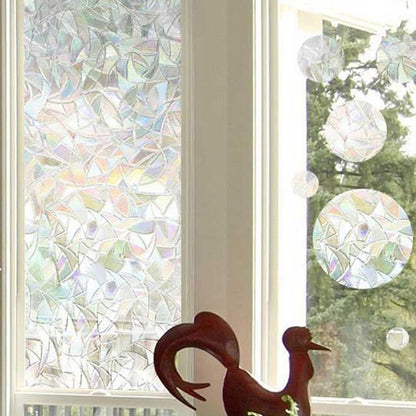 Colorful Glass Window Privacy Sticker Decal