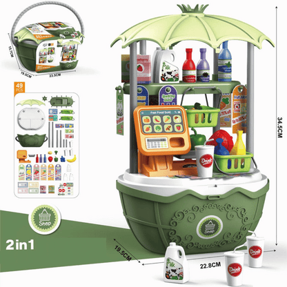 Fun Childrens Ice Cream Shop Playset