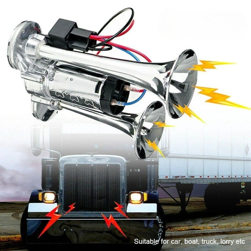 Extra Loud Car Air Horn for Truck Safety Alert - Halri