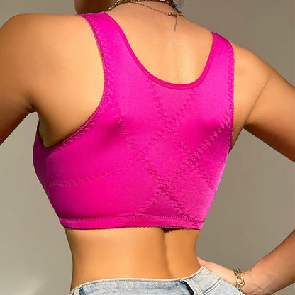 Delicate Lace Womens Front Closure Bra - Halri