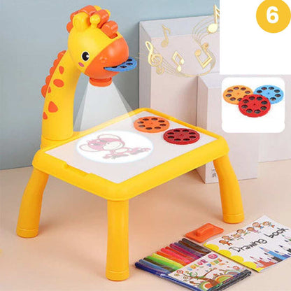 Colorful LED Drawing Tablet for Kids Creative Fun
