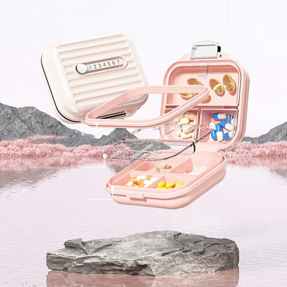 Compact Travel Pill Case - 7 Day Waterproof Pill Box
