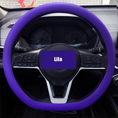 Leather Car Steering Wheel Cover