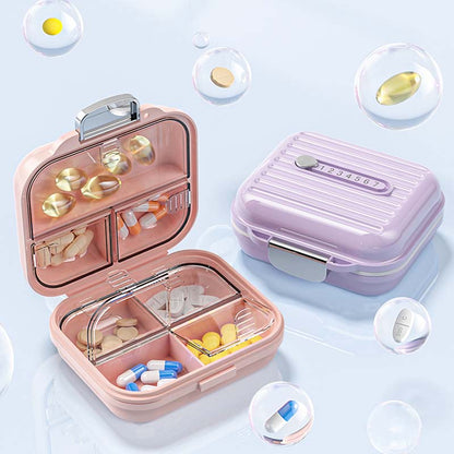 Compact Travel Pill Case - 7 Day Waterproof Pill Box