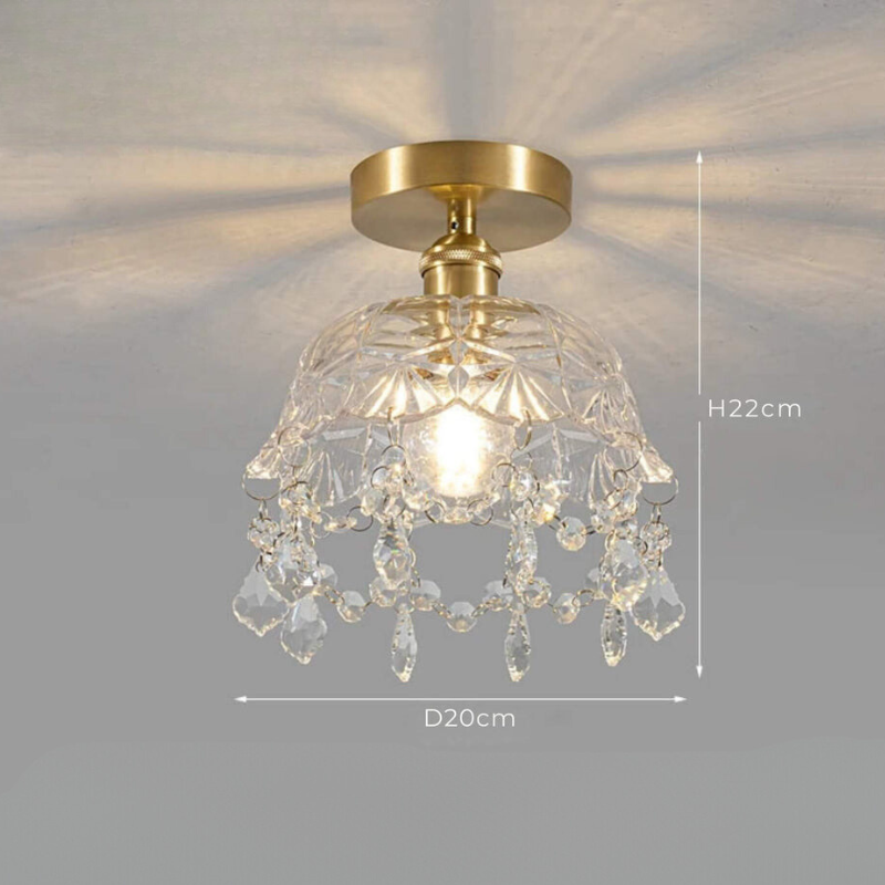 Elegant Glass Pendant Chandelier