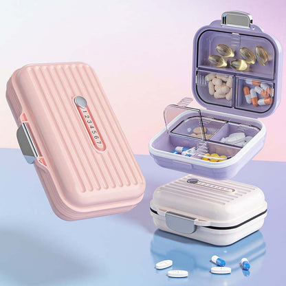 Compact Travel Pill Case - 7 Day Waterproof Pill Box