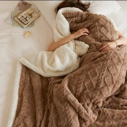 Plush Winter Wool Blanket