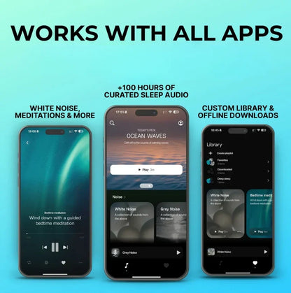 Wireless Sleep Headband with Flat Speakers