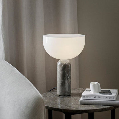 Elegant Marble Gold Table Lamp - Halri
