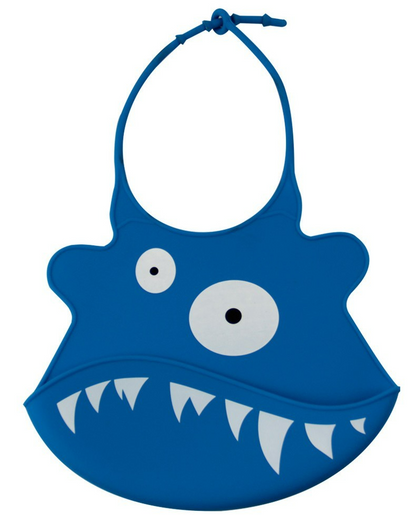 Silicone Baby Bib with Crumb Catcher - Waterproof and Adjustable - Halri