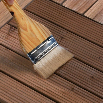Easy Fit Wooden Decking Tiles for Patio 27 Pieces