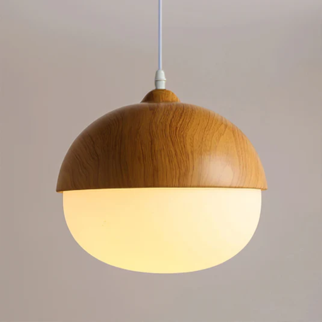 Unique Handmade Wooden Pendant Light - Halri