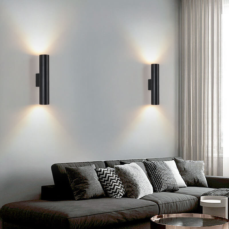 Silver Double Head Wall Light