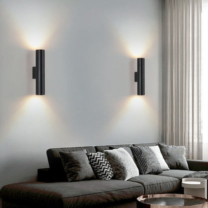 Silver Double Head Wall Light