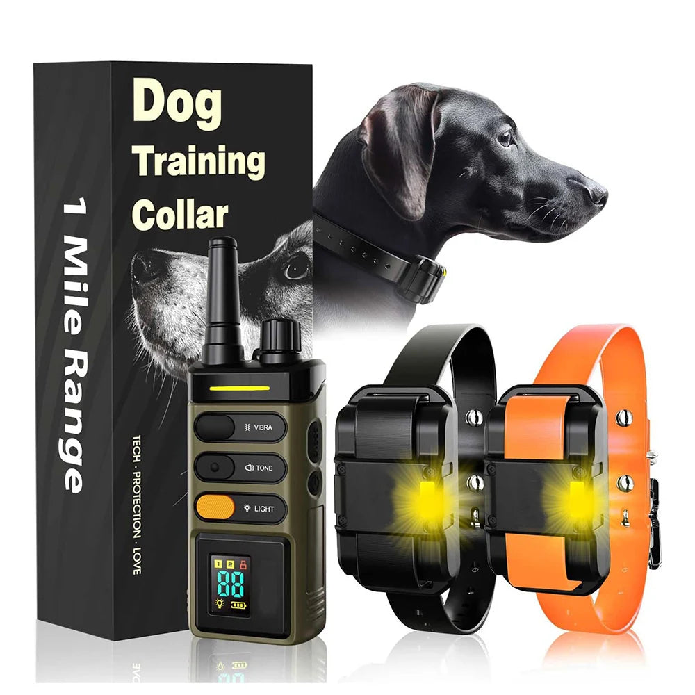 Long Range Remote Training Collar for Large Dogs