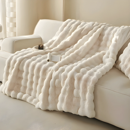 Plush Soft Fuzzy Throw Blanket
