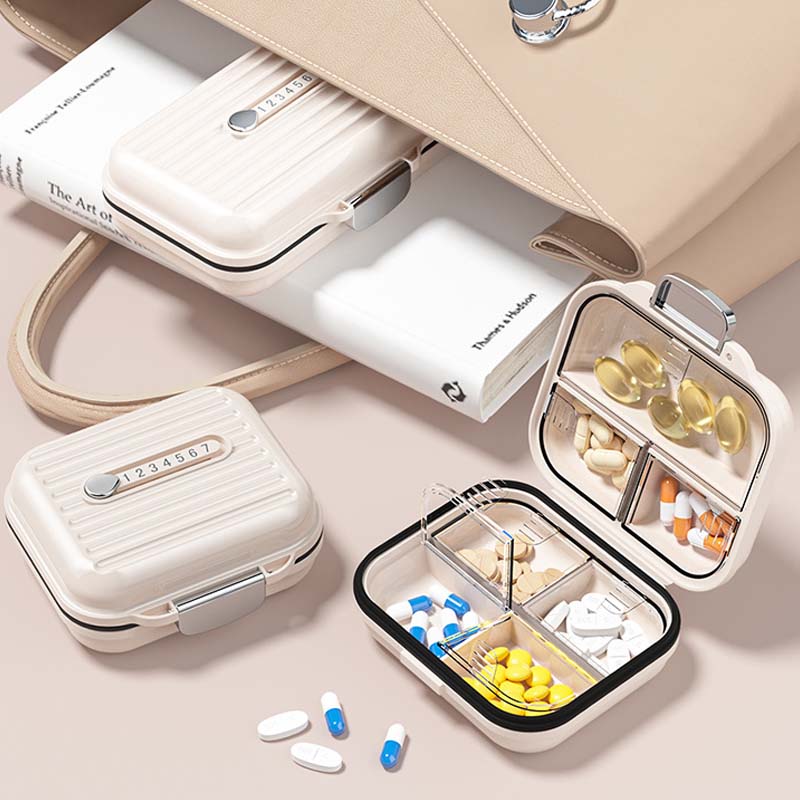 Compact Travel Pill Case - 7 Day Waterproof Pill Box