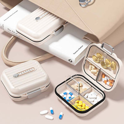Compact Travel Pill Case - 7 Day Waterproof Pill Box