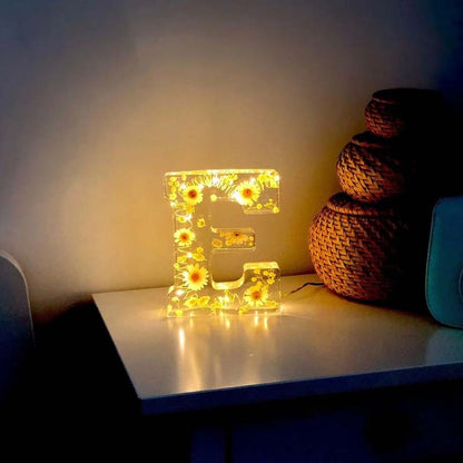 Customizable Floral LED Table Lamp