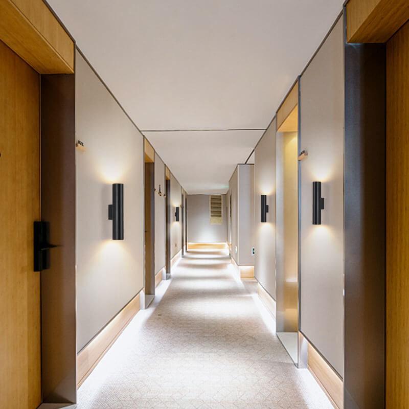 Silver Double Head Wall Light