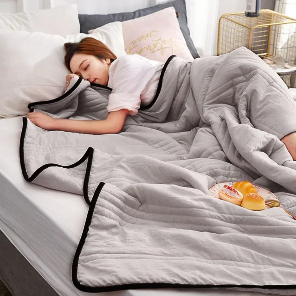 Lightweight Chill Summer Throw Blanket