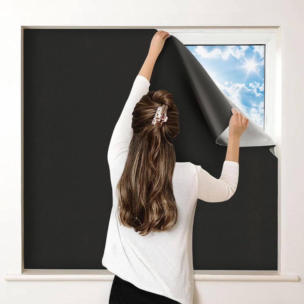 Thermal Black Window Shade Blocker Curtain - Halri