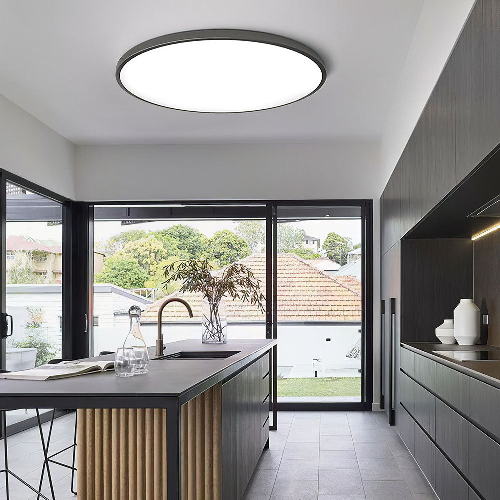 Sleek Circular LED Ceiling Light Flush Mount Fixtures