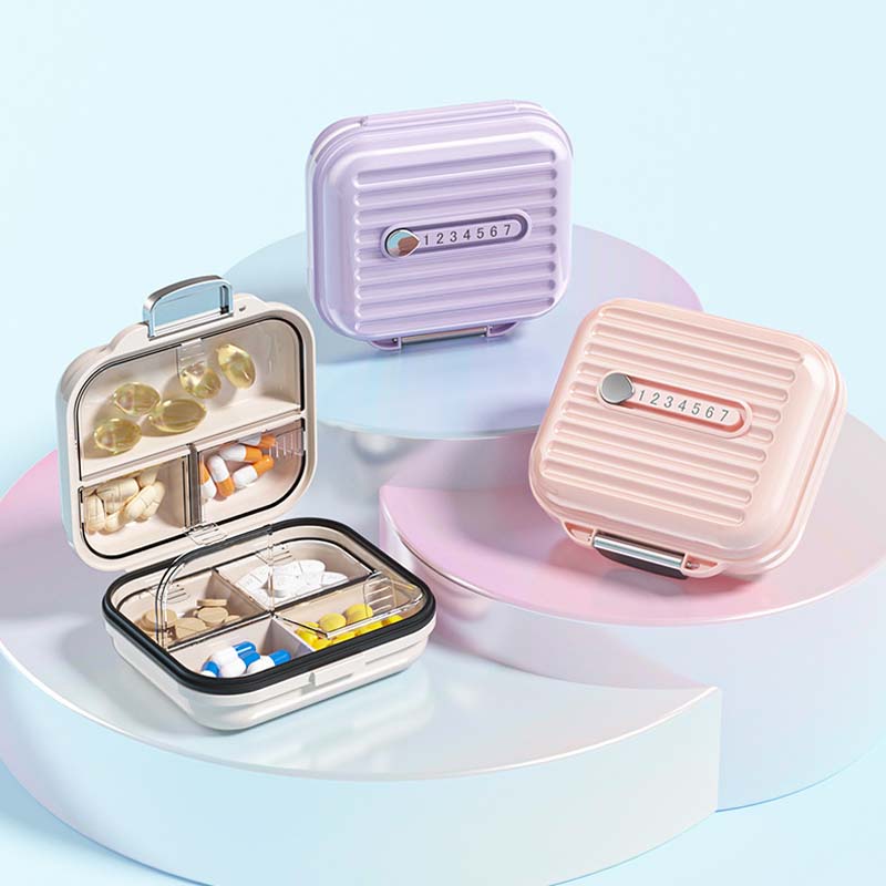 Compact Travel Pill Case - 7 Day Waterproof Pill Box