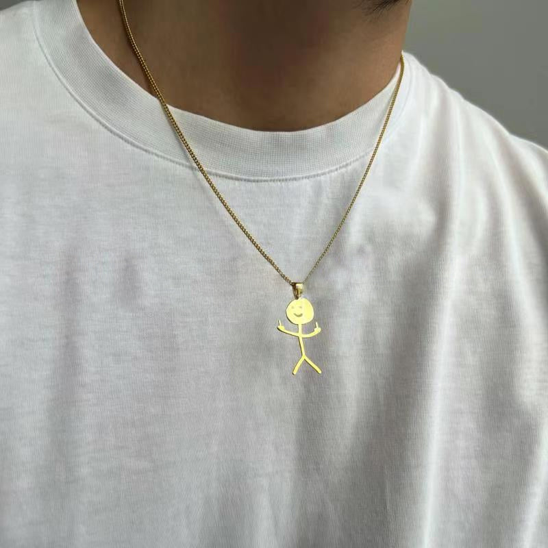 Funny Trendy Pendant Necklace
