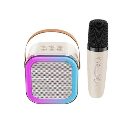 Compact Karaoke System With Bluetooth Mics - Halri