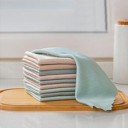 Premium Streak-Free Reusable Cleaning Wipes 5 Pack - Halri