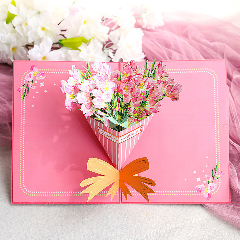 Beautiful Mom Pop-Up Greeting Card Design