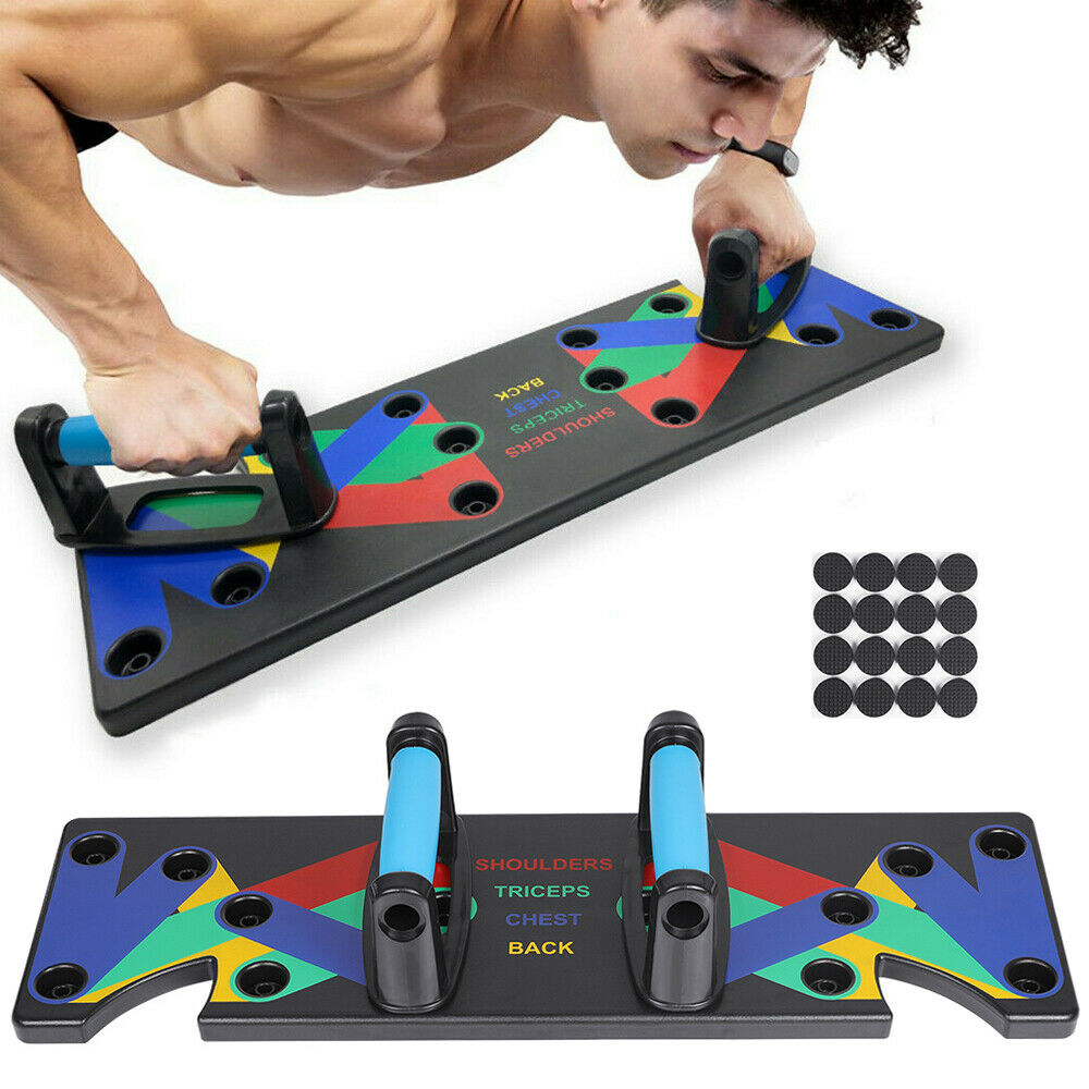 Compact Home Gym Push Up Board | Sturdy Non Slip Workout Rack - Halri