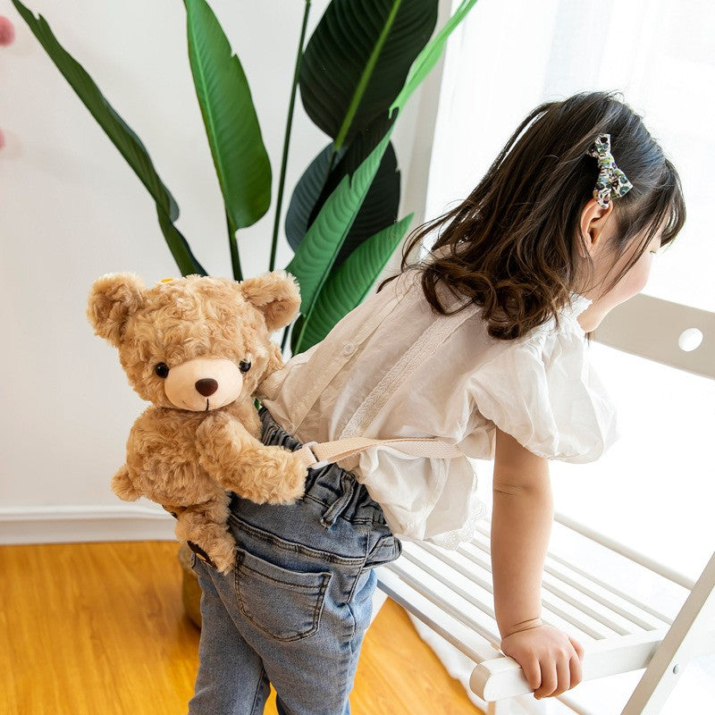 Soft Teddy Bear Shoulder Purse