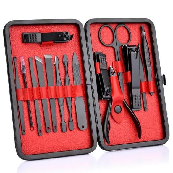 Complete Nail Care Kit With Portable Storage Case - Halri