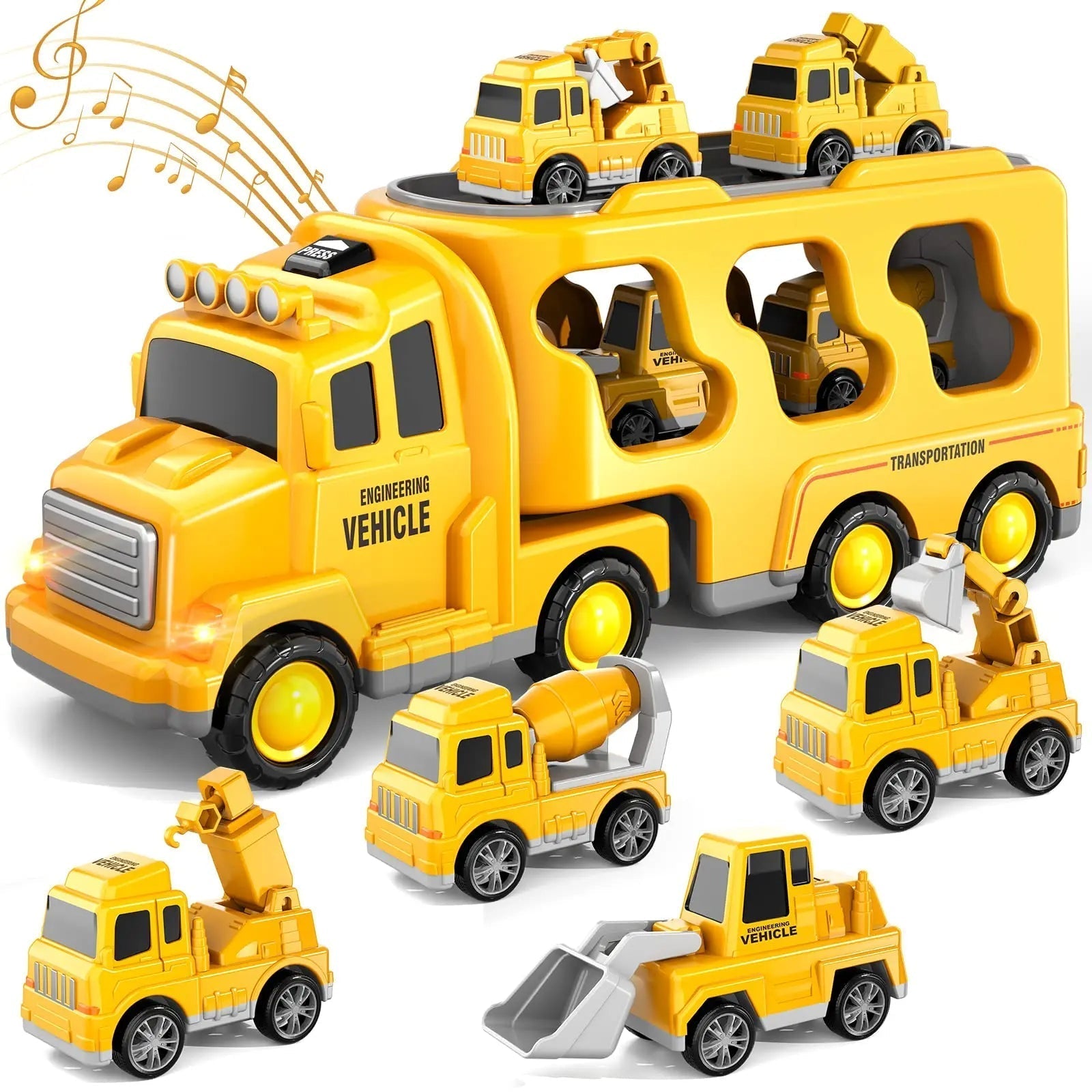 Diecast Construction Vehicle Toy Set - Halri