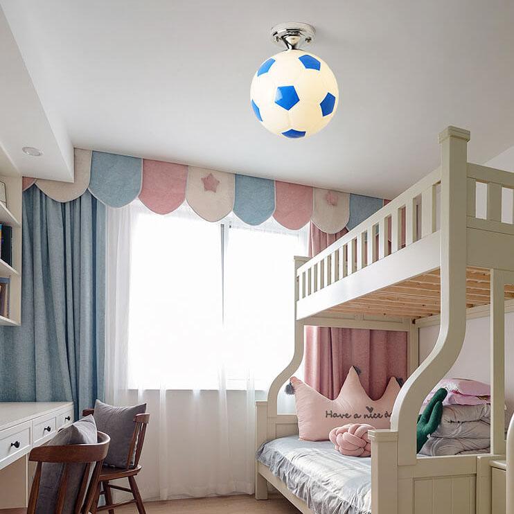 Fun Sports Glass Ceiling Lamp