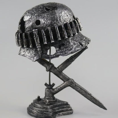 Retro Metal Helmet Desk Lamp – Classic Vintage Home Lighting - Halri