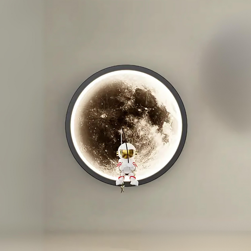 Cosmic LED Moon Wall Light - Halri