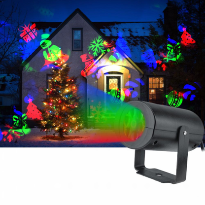 Bright Outdoor Christmas Laser LED Light Display - Halri