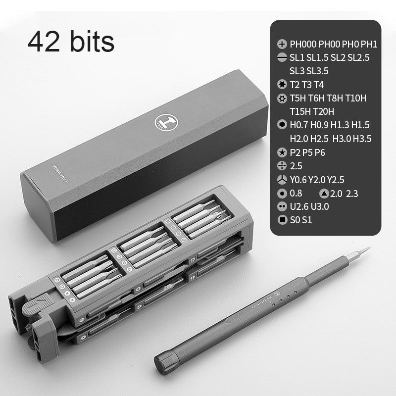 Compact Precision Screwdriver Kit with Interchangeable Bits - Halri