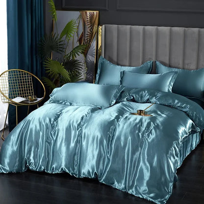Soft Silk Satin Bedding Set
