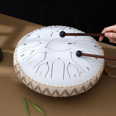 Portable Handheld Steel Drum for Mindful Meditation