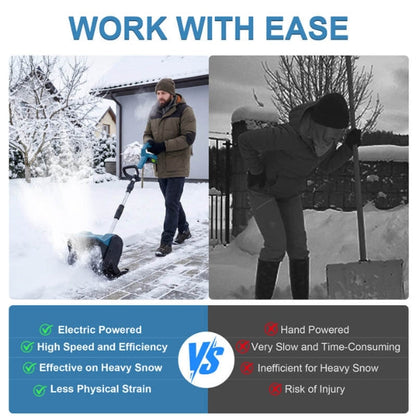 Portable Cordless Snow Shovel - Lightweight Easy Removal