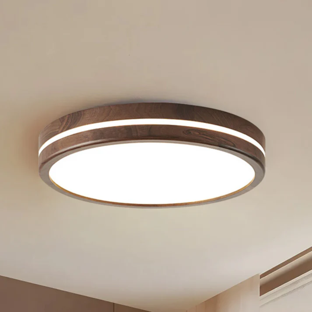 Modern Wood LED Ceiling Light - Halri